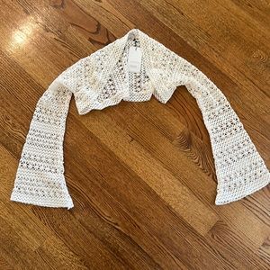 Heart of Sun CHICA BOLERO | BEIGE CROCHET Size XS